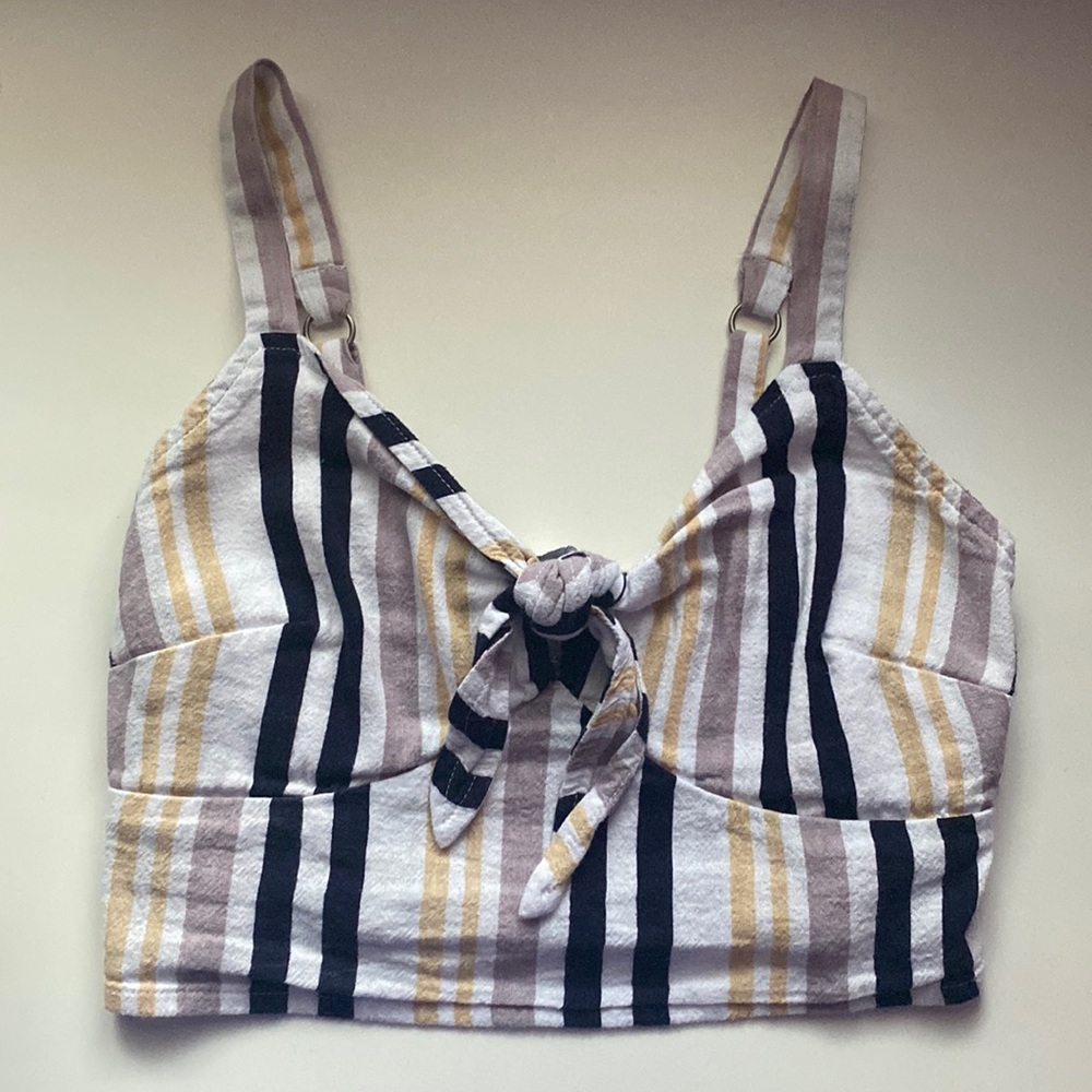 Hollister Stripped Crop Top